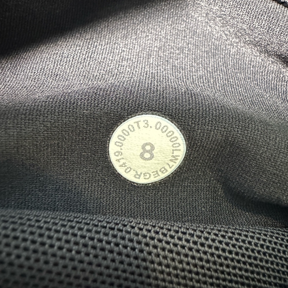 LULULEMON Speed Up 2.5" Shorts Luminosity Foil Metallic Print Black Silver, 8 - Picture 5 of 10